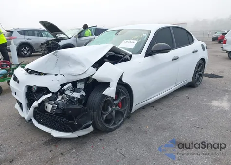 2019 Alfa Romeo Giulia Ti Sport Rwd from USA, damaged, VIN ZARFAMBNXK7603478